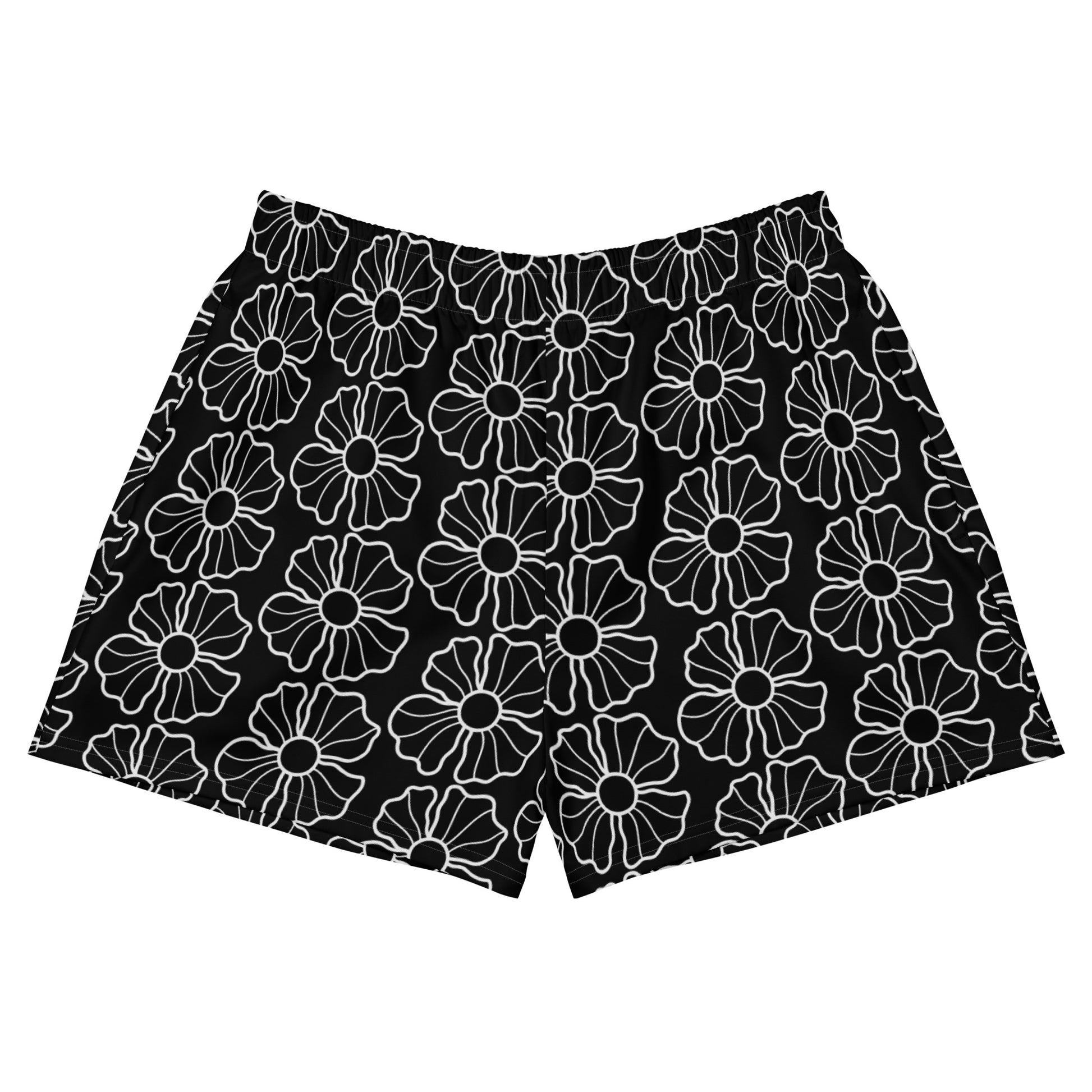 Patterned Shorts - Black/floral - Ladies