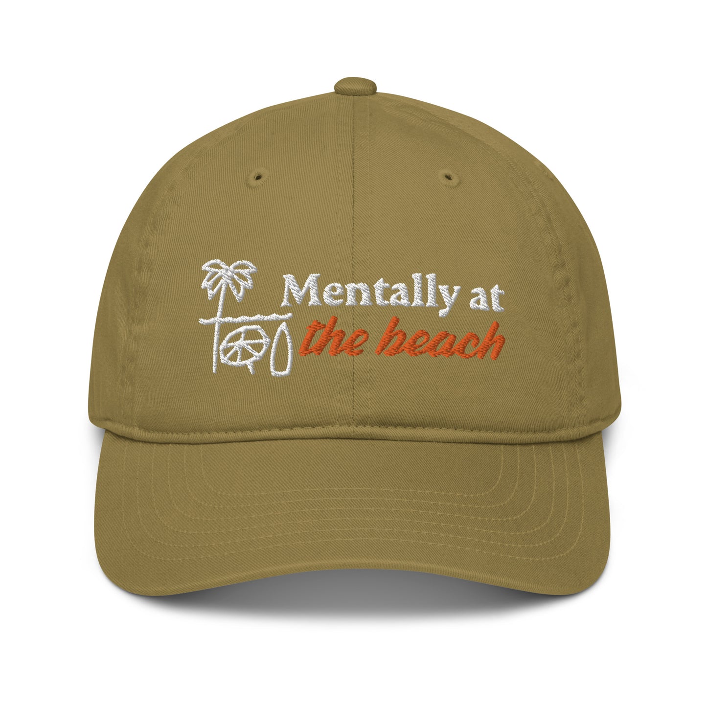 Sombrero Orgánico con Bordado Mentalmente en la Playa 