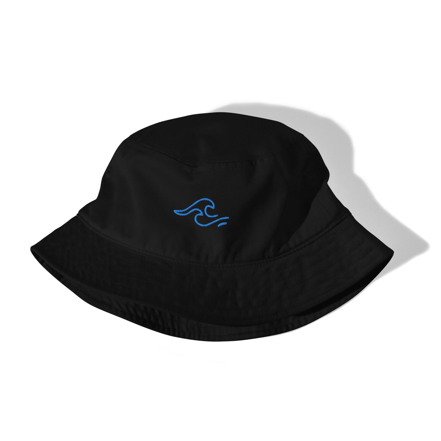 Sombrero de Pescador Orgánico con Bordado de Olas