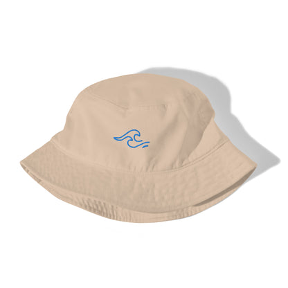 Sombrero de Pescador Orgánico con Bordado de Olas