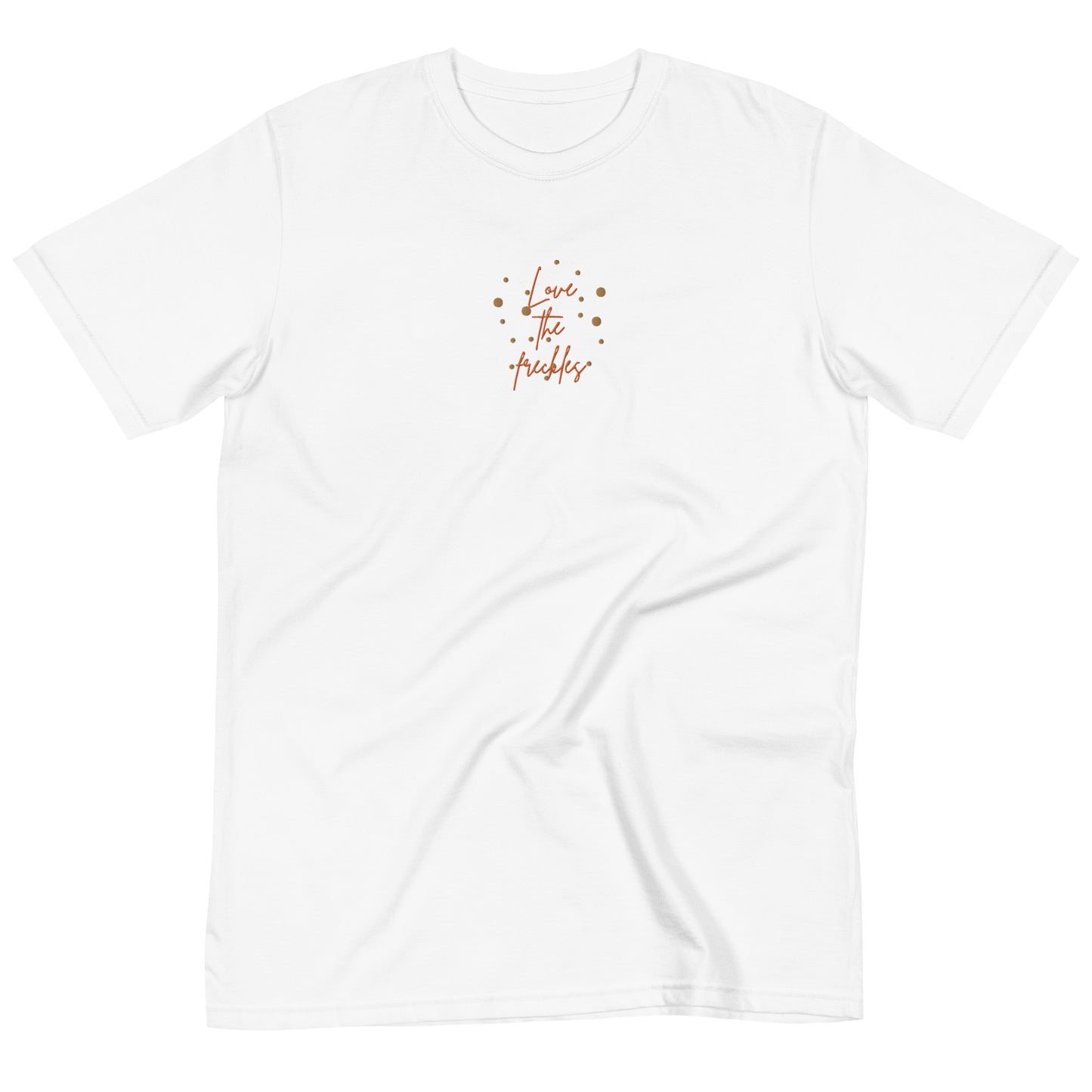 Love the Freckles Embroidered Organic T-Shirt
